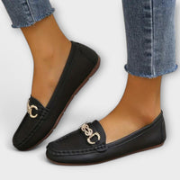 Elena | Edle Loafer für stilvolle Frauen in Schwarz