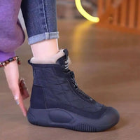 Louise™ - Bequeme Orthopädische Winterstiefel in Schwarz