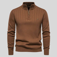 Noah | Hochwertiger Herren-Comfort-Pullover in Braun