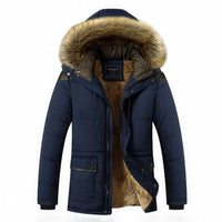 Hochwertige Winterjacke für Herren in Navy 1