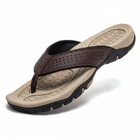 Herren Sandalen Riemen Flexibler Sohle Sommer in Beige