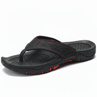 Herren Sandalen Riemen Flexibler Sohle Sommer in Schwarz 2