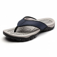 Herren Sandalen Riemen Flexibler Sohle Sommer in Leichte Creme