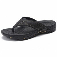 Herren Sandalen Riemen Flexibler Sohle Sommer in Schwarz