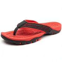 Herren Sandalen Riemen Flexibler Sohle Sommer in Rot