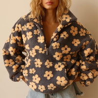 Daisy | Fleece-Pullover Bloom in Gelb