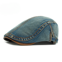 Tobias | Herren-Pullover Heritage chic mit Denim-Details in Blau