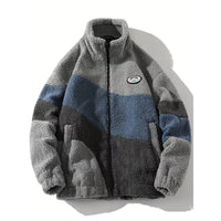Felix | Winterjacke mit Fleece-Innenfutter & Reißverschluss in Grau