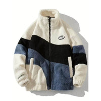 Felix | Winterjacke mit Fleece-Innenfutter & Reißverschluss in Beige