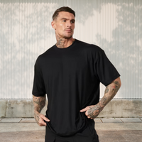 Übergroßes Herren T-Shirt - Lässig und Bequem in Schwarz