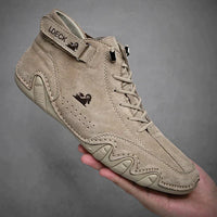 Waltherhaus | Rutschfeste, Bequeme Schuhe für Empfindliche Füße von Elias (Unisex) in Khaki