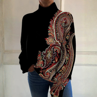 Frelynn | Klassischer Rib Pullover in Abstract