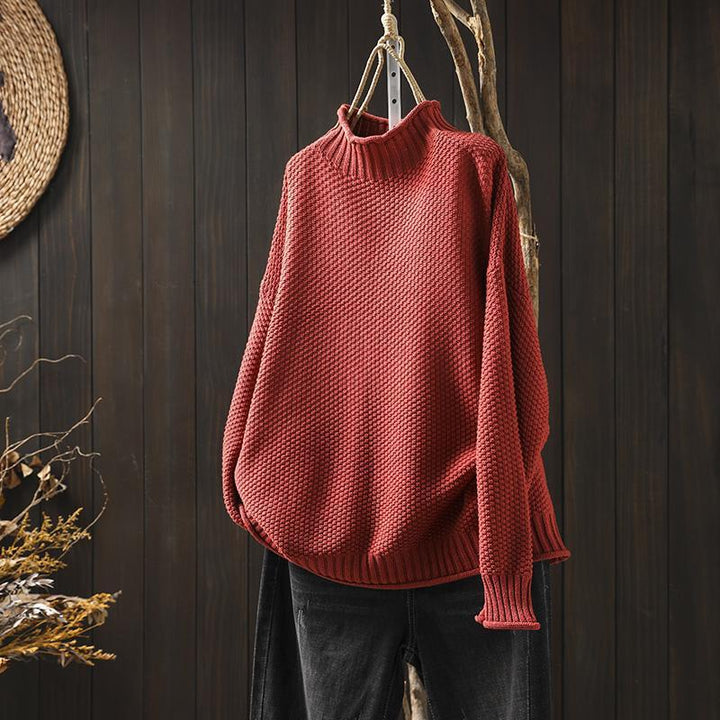 Charlene™ - Waffel Stricken Pullover