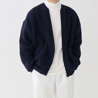 Federico™ - Trendige Strickjacke in Dunkelblau