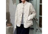 Damen Übergangsjacke mit Steppdesign Nord Taschen in Beige