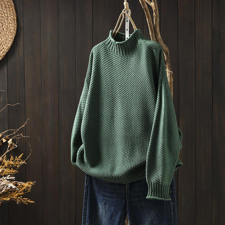 Charlene™ - Waffel Stricken Pullover