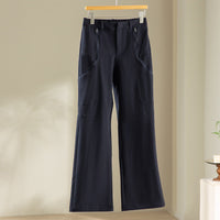 Damen Kapuzen-Softshelljacke mit Zwei-Wege-Reißverschluss und ergonomischer Schnitt Nord Taschen in Marineblaue Hose
