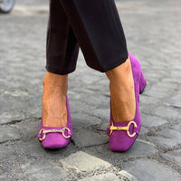 Christa™ - Elegante Pumps in Lila