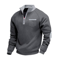 Julian | Herrenpullover modern sportlich und locker in Grau