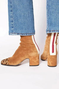 Alina | Elegante Stiefel Damen modern & lässig in Cuoio