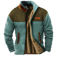 Savrani™ | Herren Fleecejacke in Hellblau