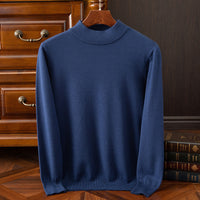 Carter Mock Neck in Marineblau