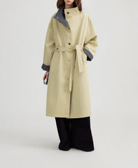 Damen Wetterfeste Übergangsjacke Nord Taschen in Khaki