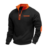 Julian | Herrenpullover modern sportlich und locker in Schwarz
