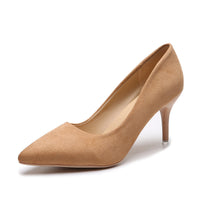 Damen nan spitze Court-Pumps mit schlankem Stilettoabsatz und gepolsterter Komfortinnensohle in Beige