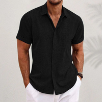 Barcelona Summer Shirt in Schwarz