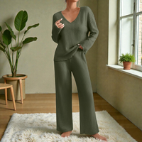 Arabella | Damen Loungewear Set in Olivgrün