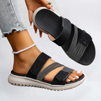 Marvella | Orthopädische Sandale für Damen in Schwarz