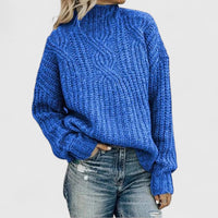 Emma | Damen Pullover elegant mit feinem Design in Blau