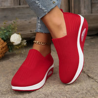 Mira | Orthopädische Komfortschuhe zum Reinschlüpfen in Rot
