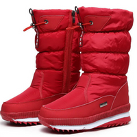 Millicent | Wasserdichte, rutschfeste Schneestiefel in ROT