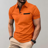 Pavel | Herren Polohemd in Orange