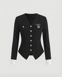 Renate | Damen Strickjacke Vintage Knöpfe – Strickjacke Retro Knöpfe Cardigan 2026 in Bunt