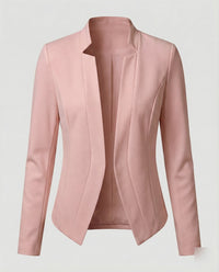 Xanthippe | Damen Stehkragen Sakko Blazer – Cleaner Sakko Stehkragen Modern 2026 in Rosa