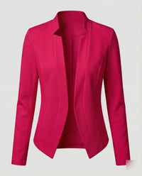 Xanthippe | Damen Stehkragen Sakko Blazer – Cleaner Sakko Stehkragen Modern 2026 in Rot