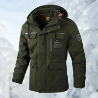 Wind- und wasserdichte Outdoor-Jacke für Herren - Bequem und funktional in Grün