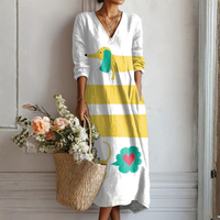 Zoe | Urban Bohemian Kleid in Mehrfarbig