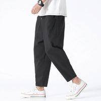 Tokyo  Cropped Pants in Schwarz