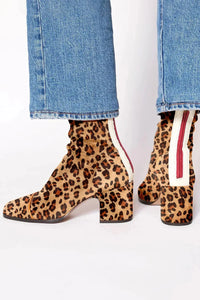 Elisa | Damen Stiefeletten modern und zeitlos in Leopardenmuster