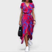 Elisa™ - Bequeme Kleid in Rot blau