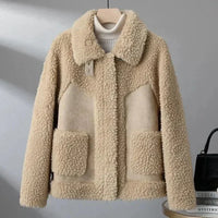 Sofia Fleece Jacket in Camel