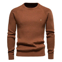 Falk | Pullover mit Karomuster in Braun