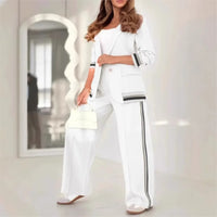 Rovelle™ Set mit Anzug-Design und Makelloser Eleganz in Weiß