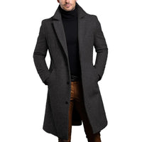Heinz™ | Premium Trenchcoat in Dunkelgrau