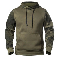 Peter | Herren Tarnfarben-Hoodie in Grün