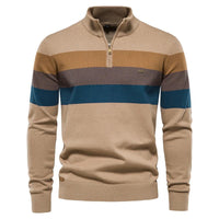 Neuhaus | Stilvoller Pullover mit Stehkragen in Khaki
